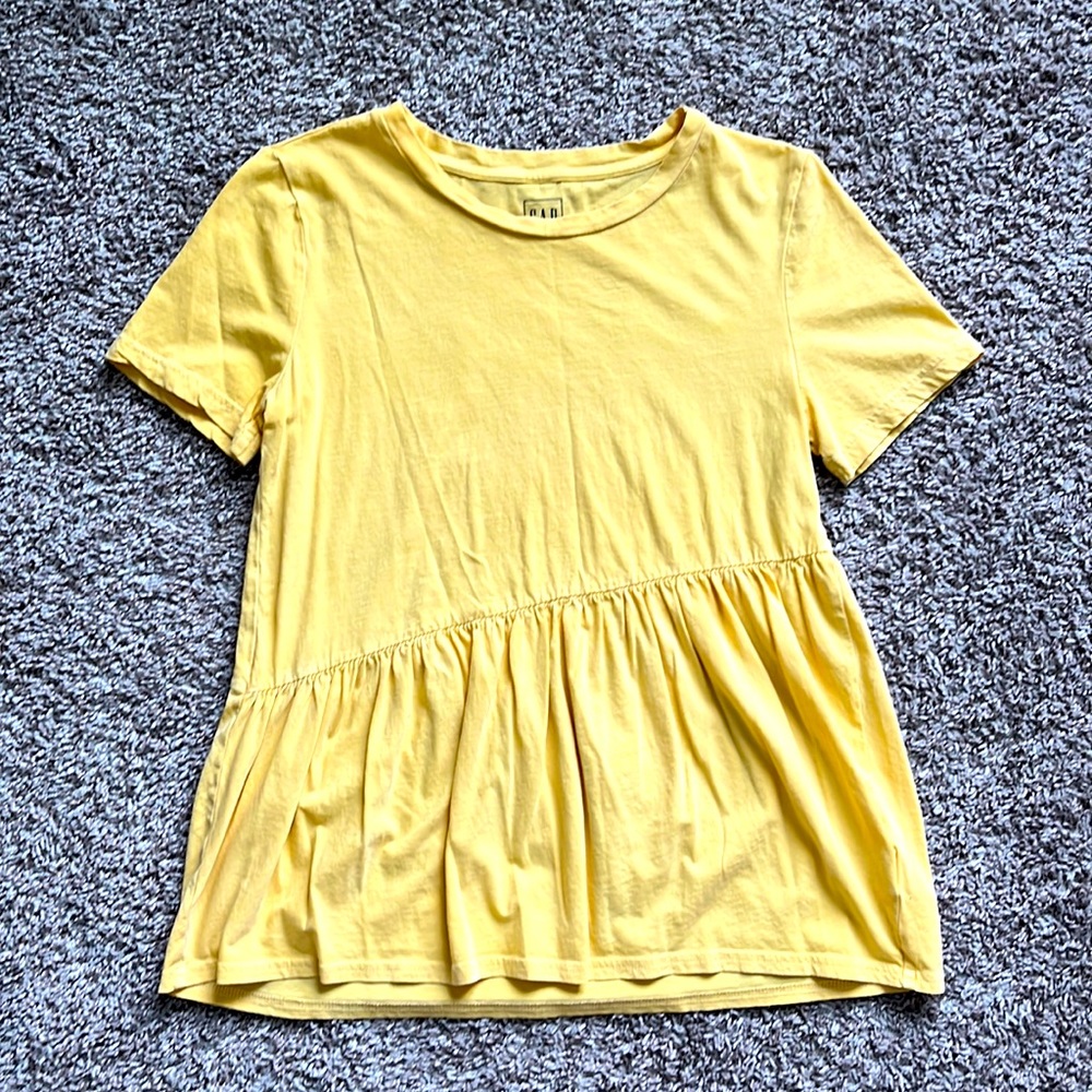 Gap Asymmetrical peplum T-shirt